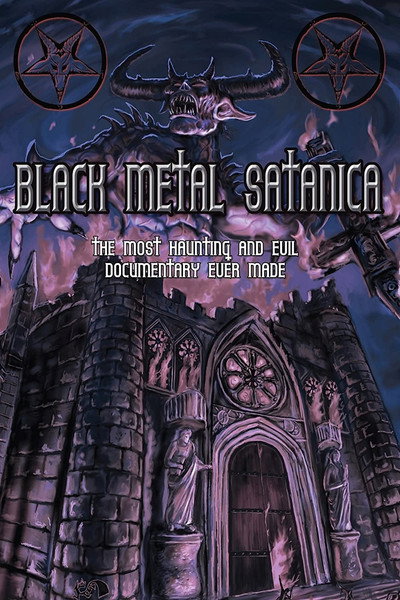 Póster de Black Metal Satanica