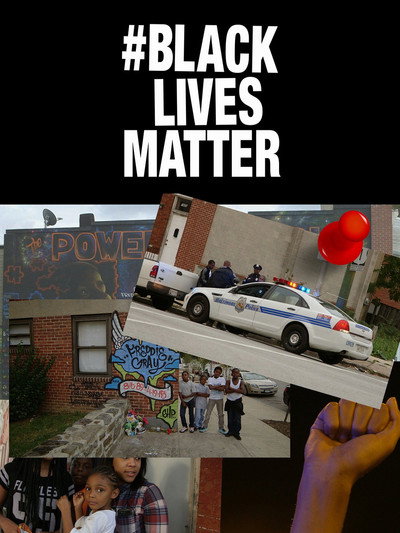 Póster de #BlackLivesMatter