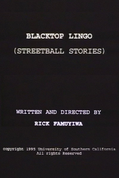 Póster de Blacktop Lingo