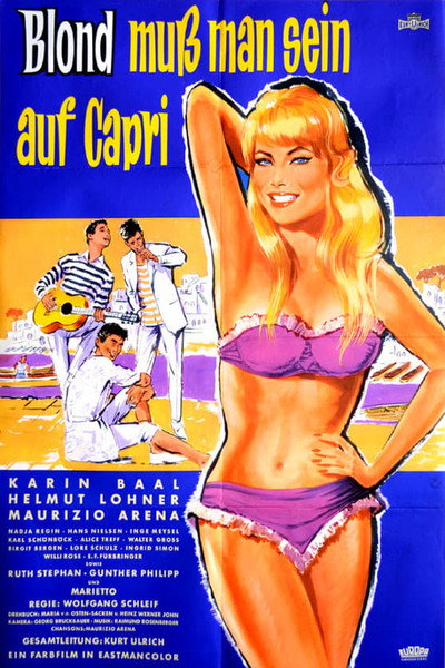Póster de Blond muß man sein auf Capri