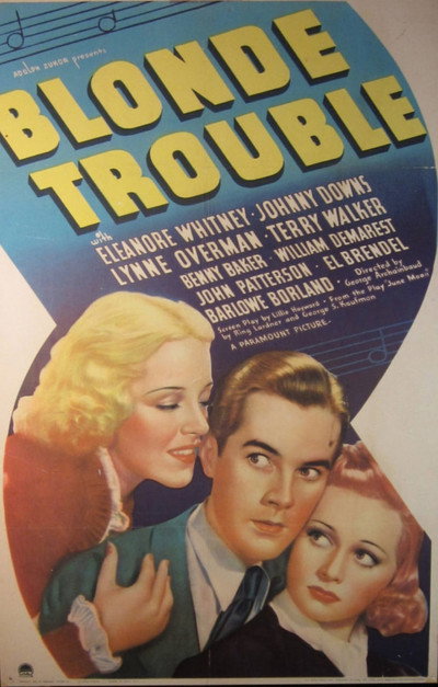 Póster de Blonde Trouble