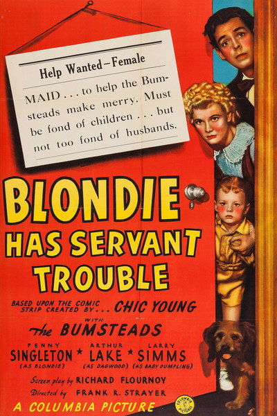 Póster de Blondie Has Servant Trouble