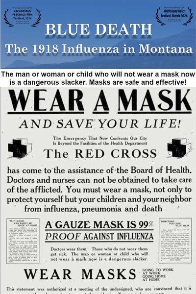 Póster de Blue Death: The 1918 Influenza in Montana