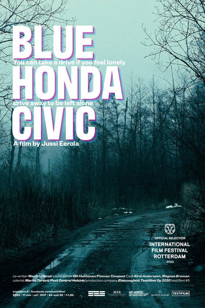 Póster de Blue Honda Civic