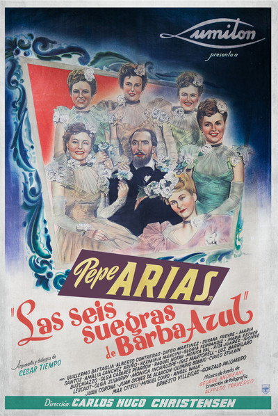 Póster de Bluebeard's Six Mothers-in-Law