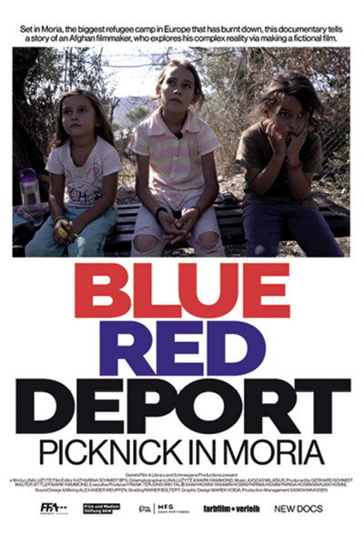 Póster de Blue/Red/Deport
