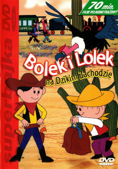 Póster de Bolek y Lolek en el oeste