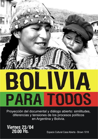 Póster de Bolivia para todos