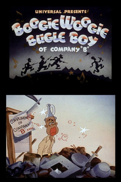 Póster de Boogie Woogie Bugle Boy of Company 'B'
