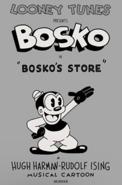 Póster de Bosko's Store