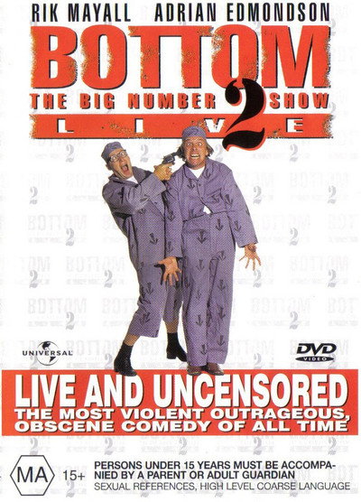 Póster de Bottom Live: The Big Number 2 Tour