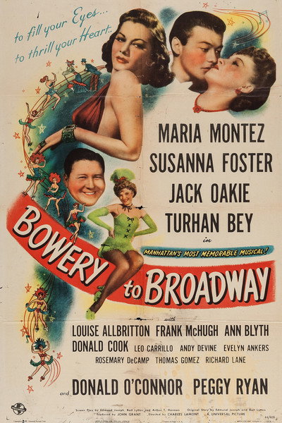 Póster de Bowery to Broadway