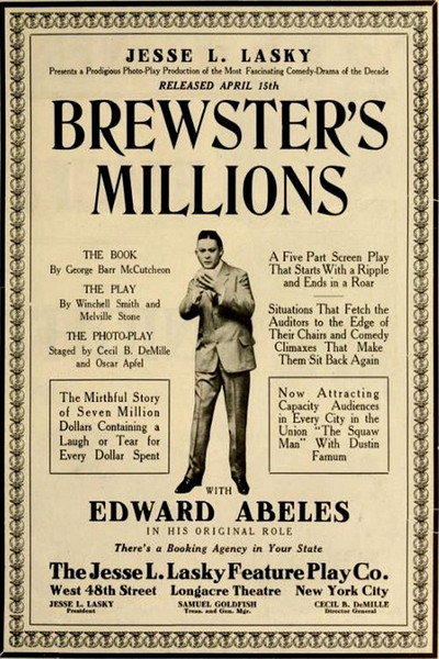 Póster de Brewster's Millions