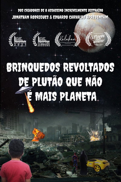 Póster de Brinquedos revoltados de Plutão que não é mais planeta