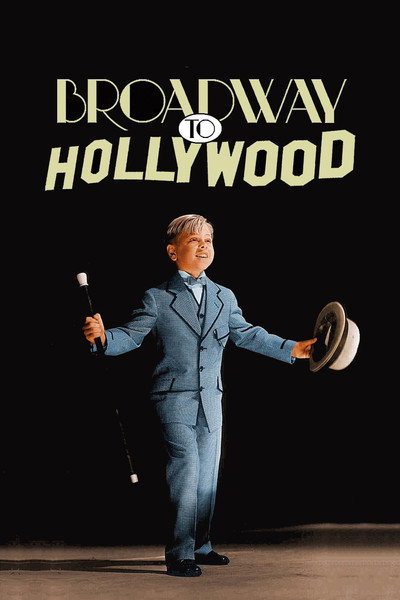 Póster de Broadway y Hollywood