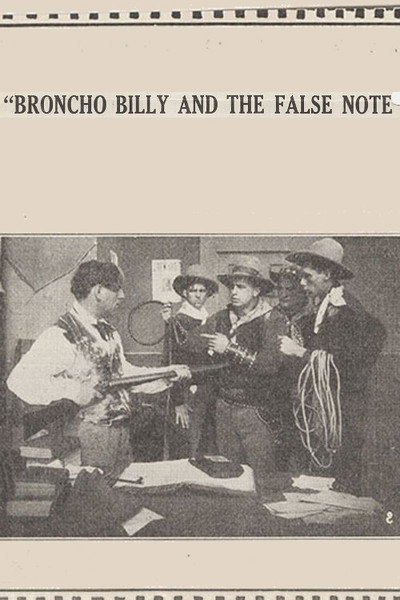 Póster de Broncho Billy and the False Note