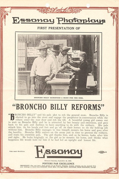 Póster de Broncho Billy Reforms