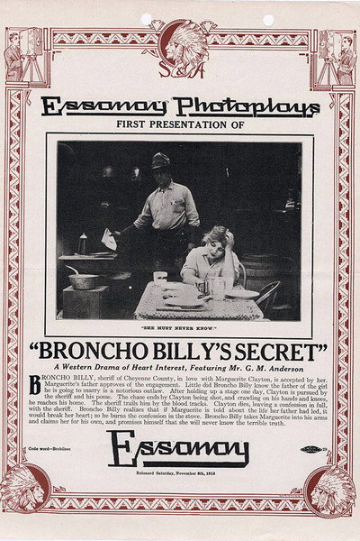 Póster de Broncho Billy's Secret