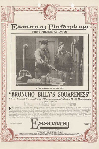 Póster de Broncho Billy's Squareness