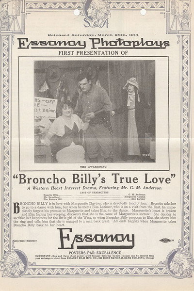 Póster de Broncho Billy's True Love