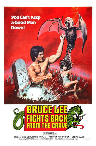 Póster de Bruce Lee lucha desde su tumba