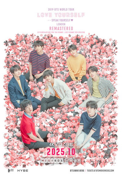 Póster de BTS 2019 World Tour 'Love Yourself: Speak Yourself' London Remastered