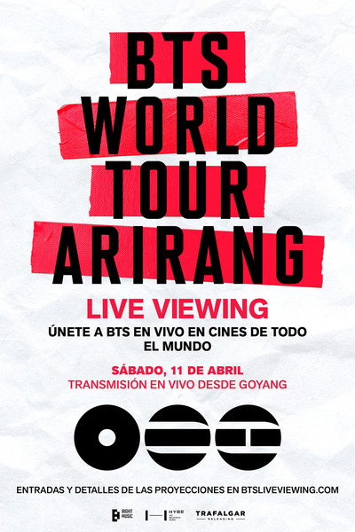 Póster de BTS WORLD TOUR 'ARIRANG' LIVE VIEWING