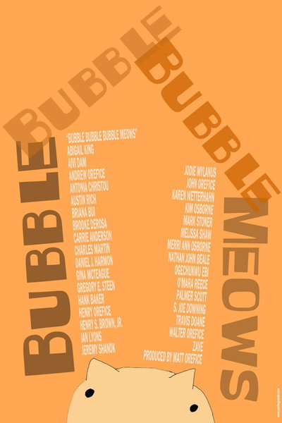 Póster de Bubble Bubble Bubble Meows
