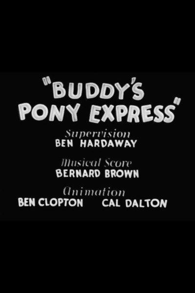 Póster de Buddy's Pony Express