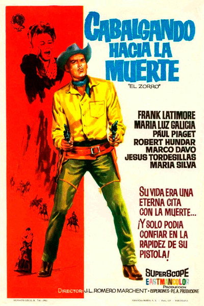 Póster de Cabalgando hacia la muerte