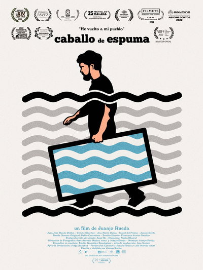 Póster de Caballo de Espuma
