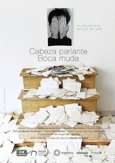 Póster de Cabeza parlante Boca muda