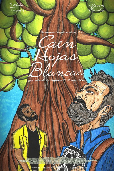 Póster de Caen Hojas Blancas