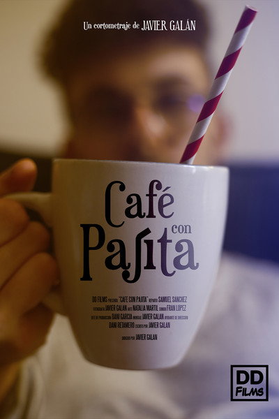 Póster de Café con Pajita