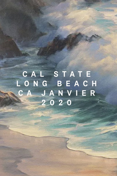 Póster de Cal State Long Beach, CA, January 2020