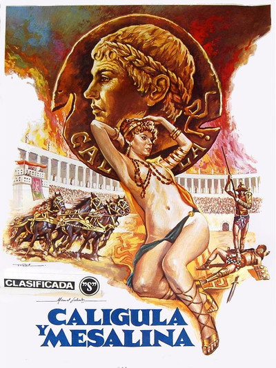 Póster de Calígula y Mesalina