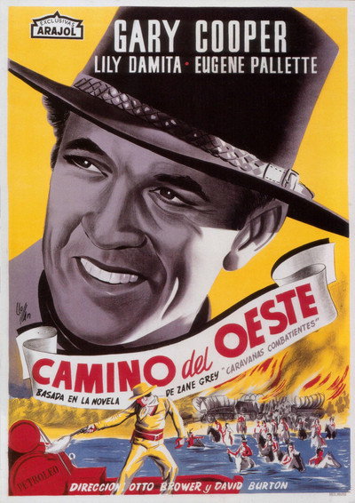 Póster de Camino del oeste