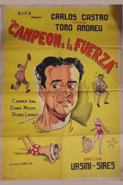 Póster de Campeón a la fuerza