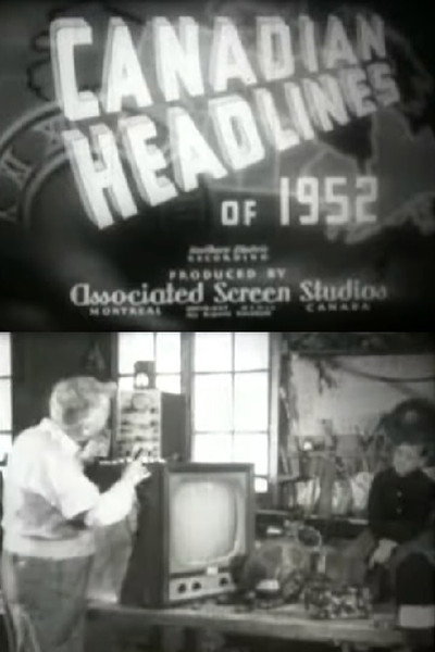 Póster de Canadian Headlines of 1952