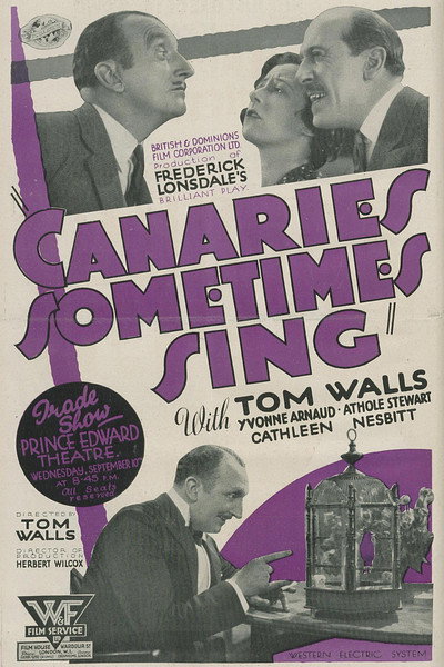 Póster de Canaries Sometimes Sing