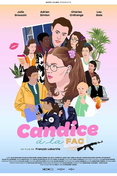 Póster de Candice à la fac