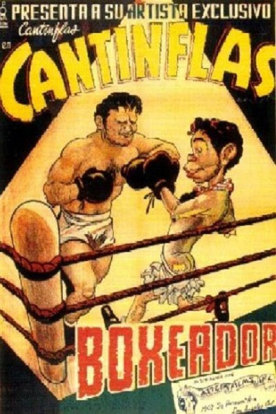 Póster de Cantinflas Boxer
