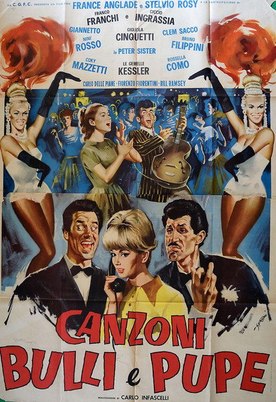 Póster de Canzoni, bulli e pupe
