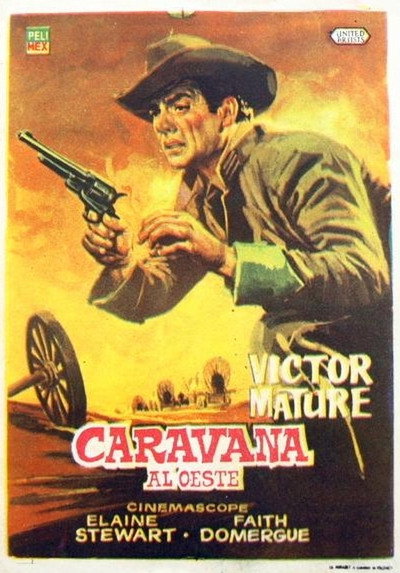 Póster de Caravana al oeste