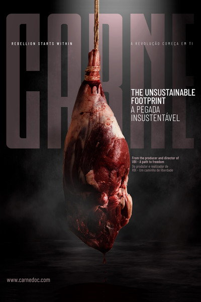Póster de Carne: A Pegada Insustentável