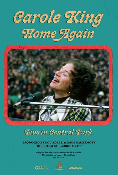 Póster de Carole King Home Again: Live in Central Park