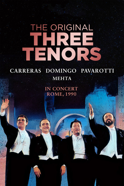Póster de Carreras Domingo Pavarotti in Concert