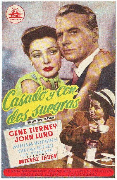 Póster de Casado y con dos suegras