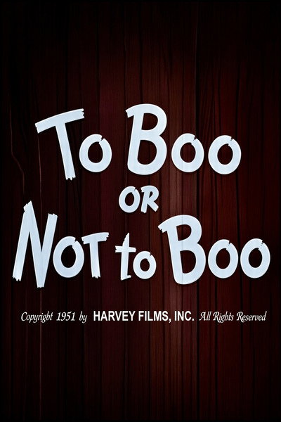 Póster de Casper the Friendly Ghost - To Boo or Not to Boo