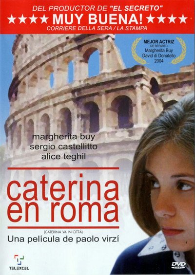 Póster de Caterina se va a Roma
